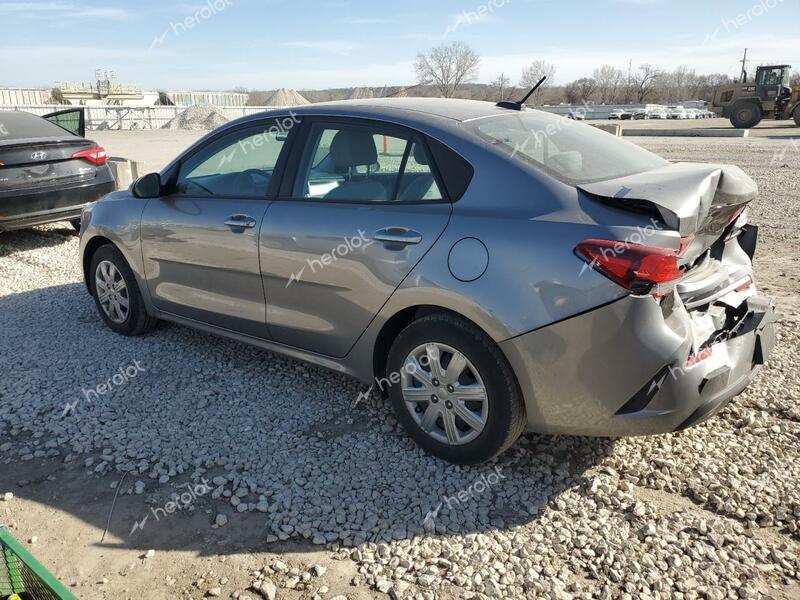 KIA RIO LX 2023 silver  gas 3KPA24AD7PE603004 photo #3