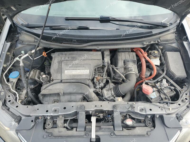 HONDA CIVIC HYBR 2012 gray  hybrid engine JHMFB4F21CS004277 photo #4