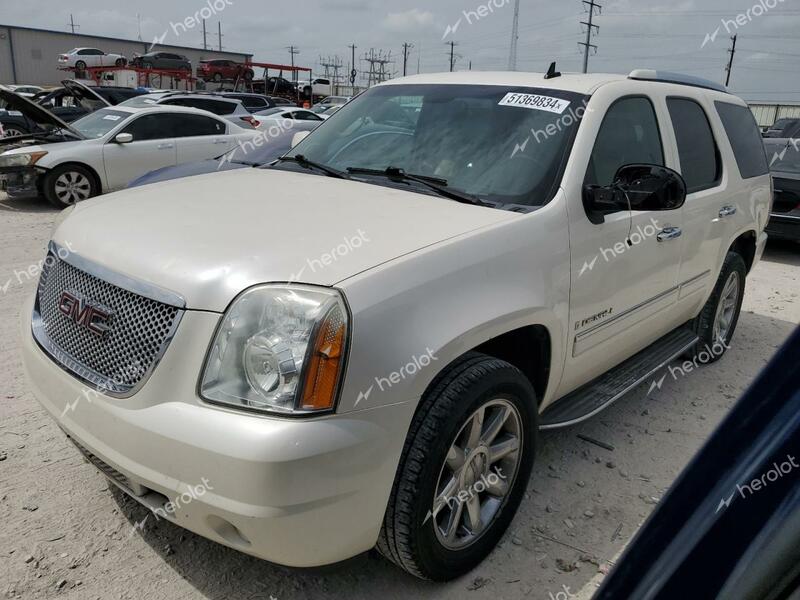 GMC YUKON DENA 2009 white  flexible fuel 1GKFC03289R266586 photo #1