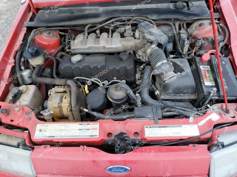 FORD TEMPO GL 1994 red  gas 1FAPP36X1RK246692 photo #4