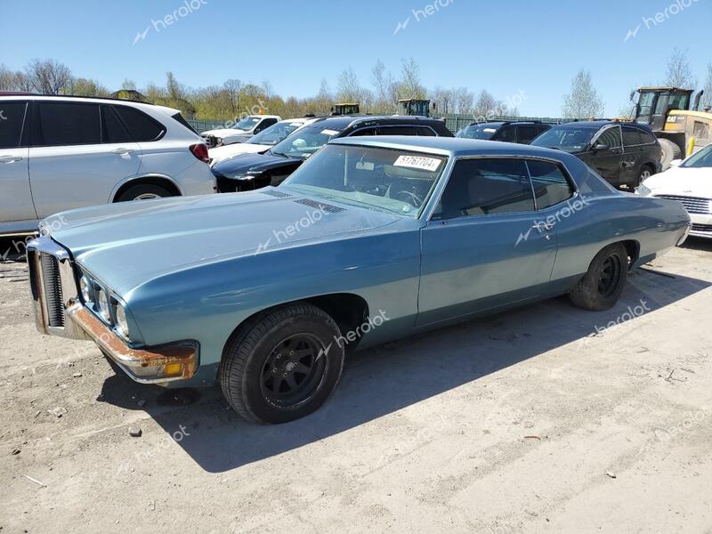 PONTIAC LEMAN GRAN 1970 turquoise   252370E160048 photo #1