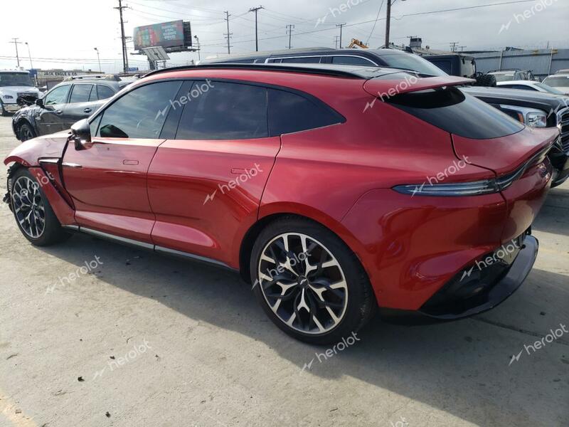 ASTON MARTIN DBX 2021 red  gas SCFVUJAW1MTV03254 photo #3