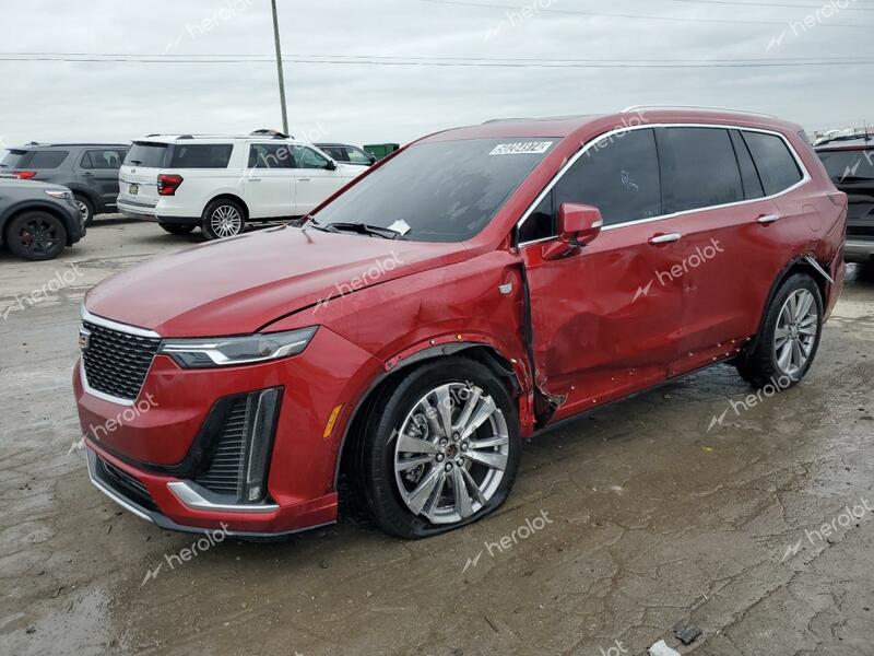 CADILLAC XT6 PREMIU 2023 red  gas 1GYKPDRS2PZ131690 photo #1