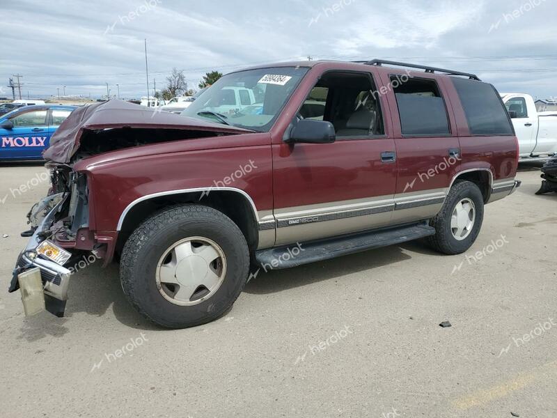 GMC YUKON 1998 maroon  gas 1GKEK13R6WJ727800 photo #1