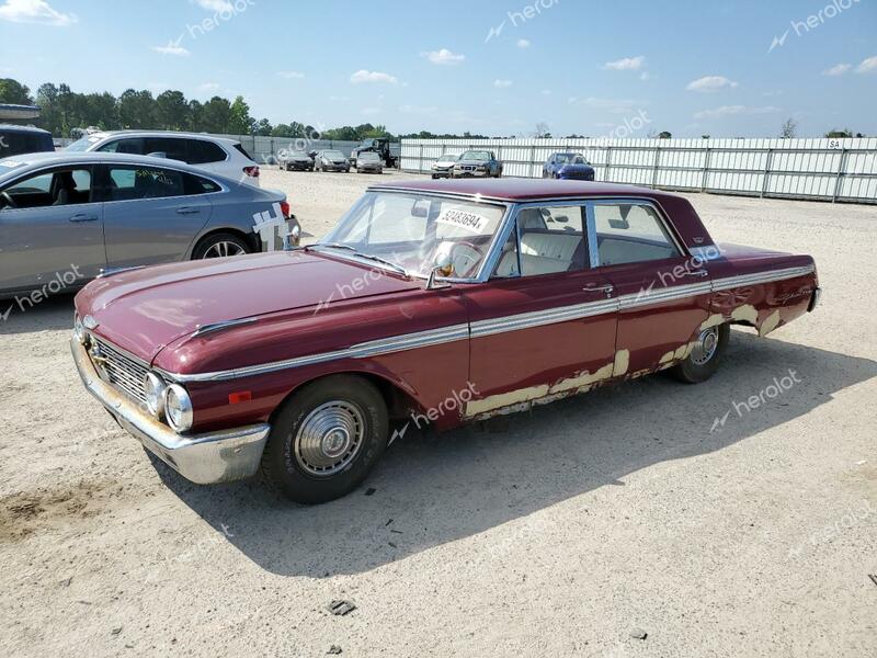 FORD GALAXIE 1962 burgundy   2G62X108122 photo #1