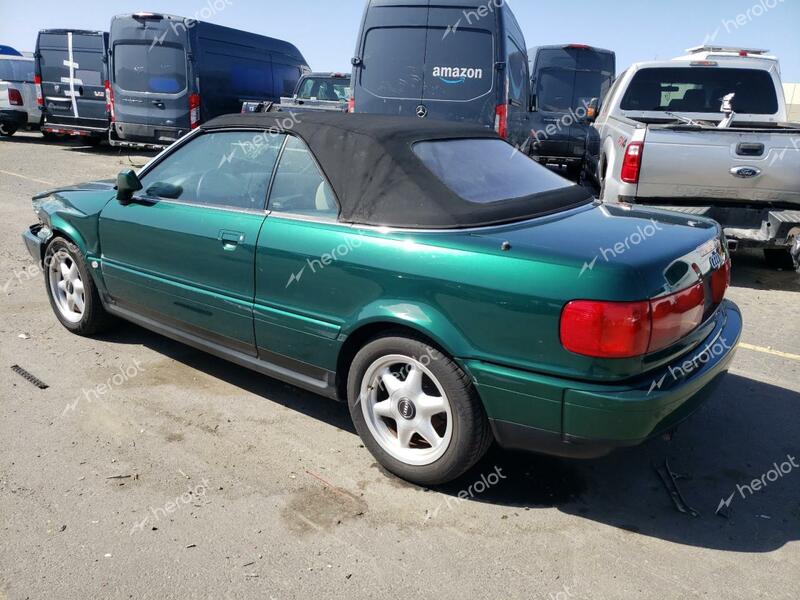 AUDI CABRIOLET 1997 green  gas WAUAA88G0VN004980 photo #3