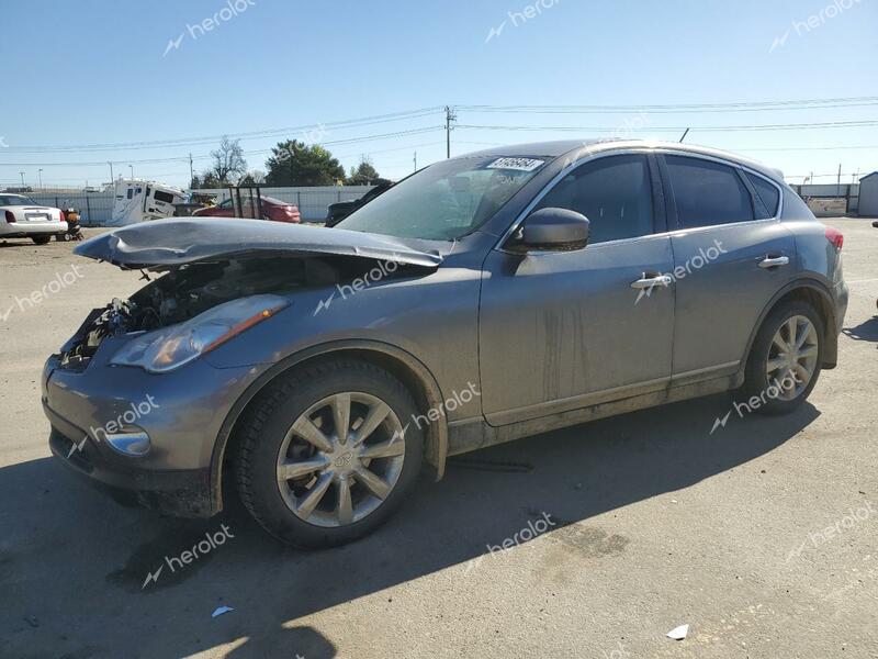 INFINITI EX37 BASE 2013 gray station gas JN1BJ0HR4DM480649 photo #1