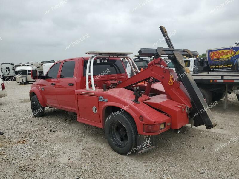 DODGE RAM 4500 S 2011 red crew cha diesel 3D6WU6CL0BG549696 photo #3