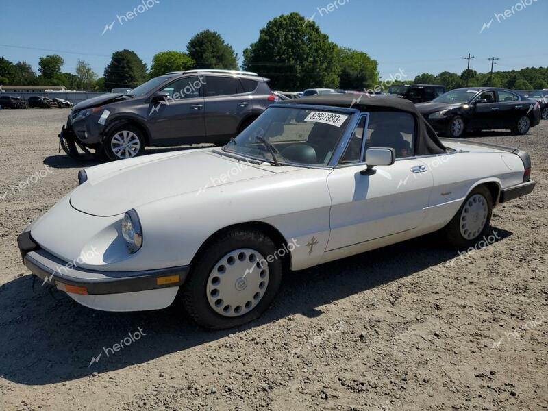 ALFA ROMEO VELOCE 200 1986 white  gas ZARBA5415G1038128 photo #1