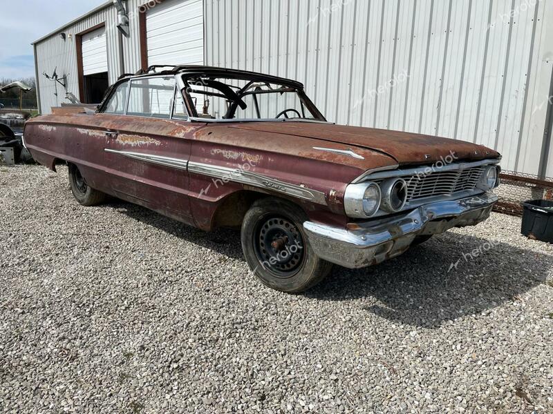 FORD GALAXIE500 1964 maroon   4G69X145429 photo #1