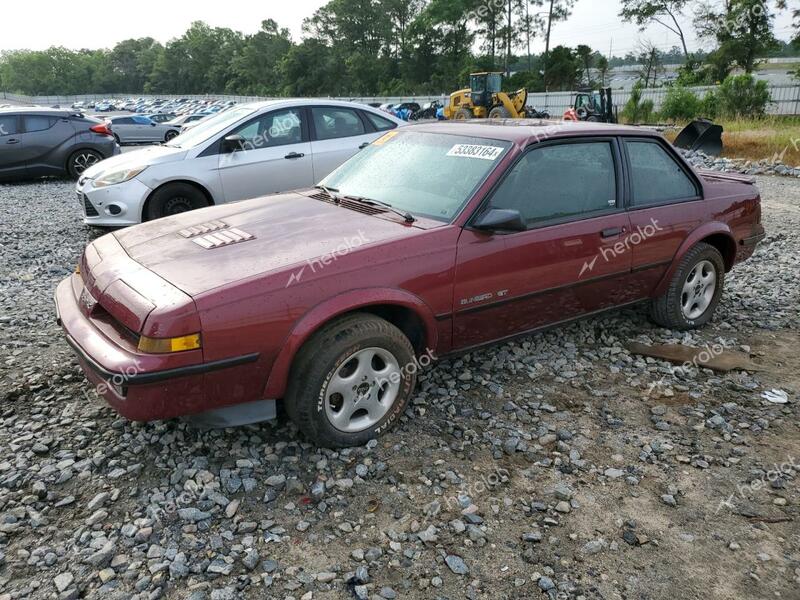 PONTIAC SUNBIRD GT 1986 burgundy  gas 1G2JU27J2G7612905 photo #1