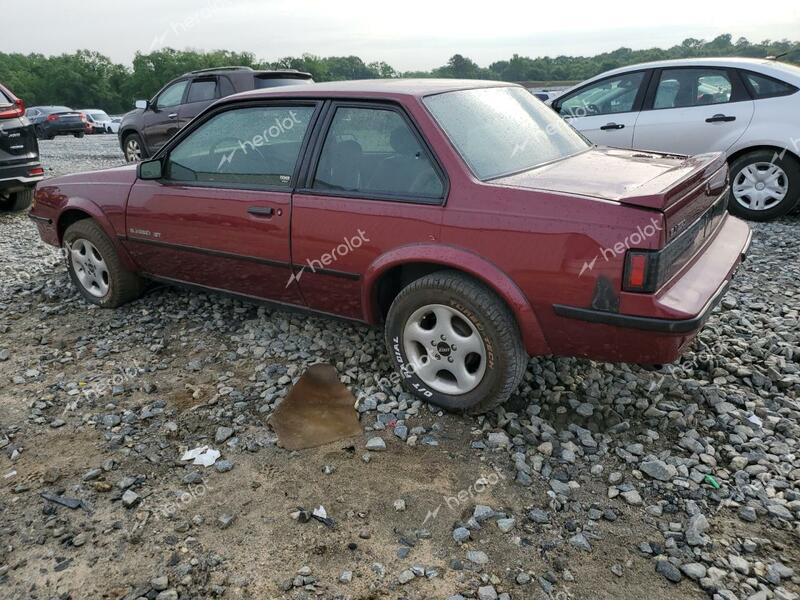 PONTIAC SUNBIRD GT 1986 burgundy  gas 1G2JU27J2G7612905 photo #3