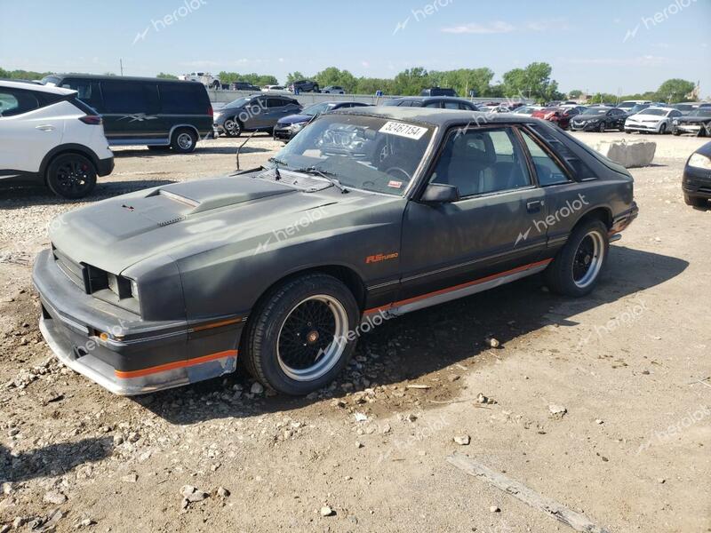 MERCURY CAPRI 1984 black hatchbac gas 1MEBP79W5EF620088 photo #1