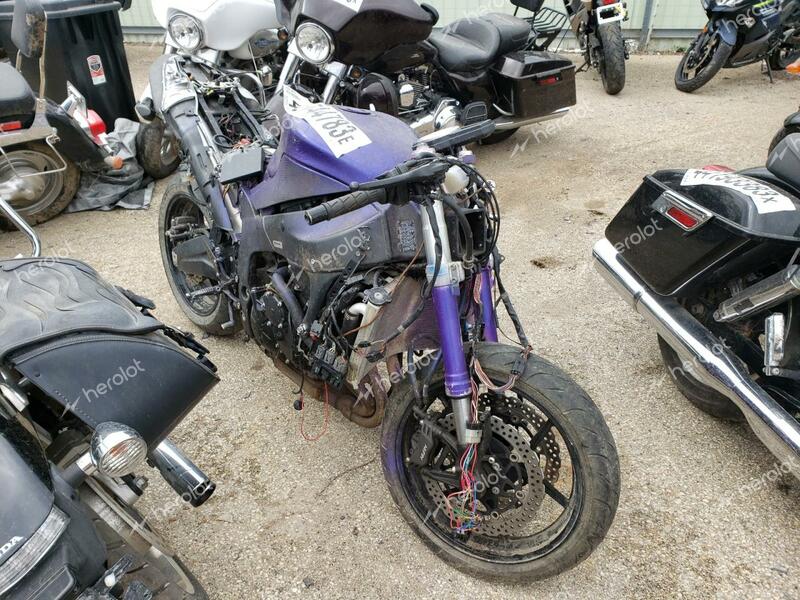 KAWASAKI ZX600 P 2008 purple  gas JKAZX4P168A045839 photo #1