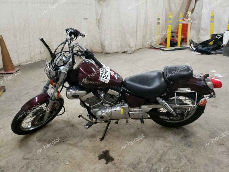 YAMAHA XV250 2009 burgundy road/str gas JYAVG04E69A010056 photo #4