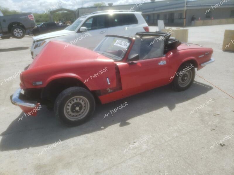 TRIUMPH CAR SPITFIRE 1973 red   FM3152U photo #1