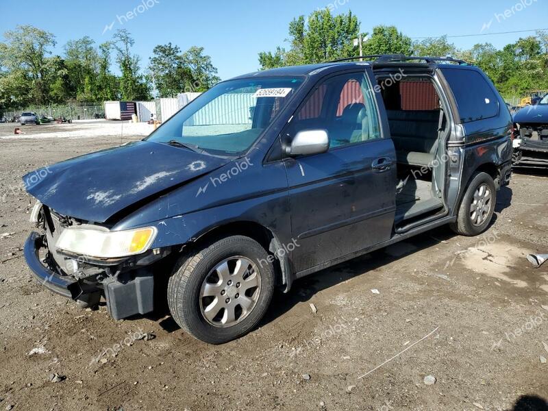 HONDA ODYSSEY 2004 gray  gas 5FNRL18054B130291 photo #1