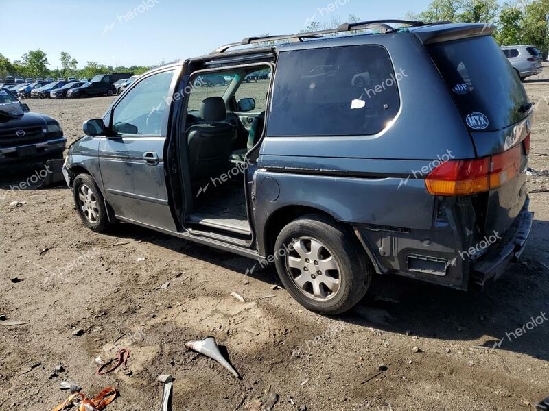 HONDA ODYSSEY 2004 gray  gas 5FNRL18054B130291 photo #3