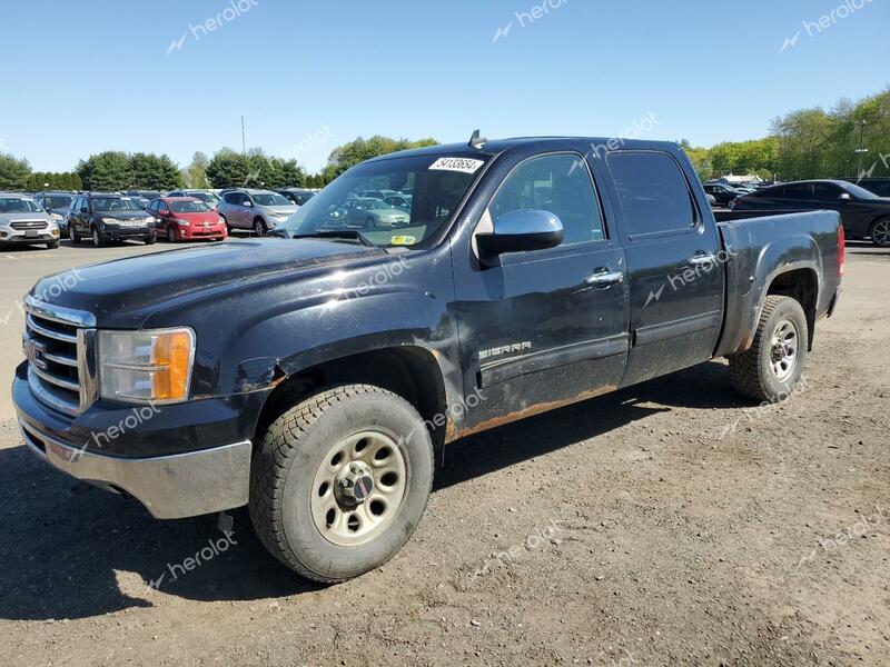 GMC SIERRA K15 2012 black crew pic gas 3GTP2UEA0CG300641 photo #1