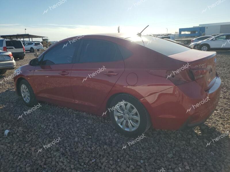 HYUNDAI ACCENT SE 2019 red  gas 3KPC24A35KE059613 photo #3