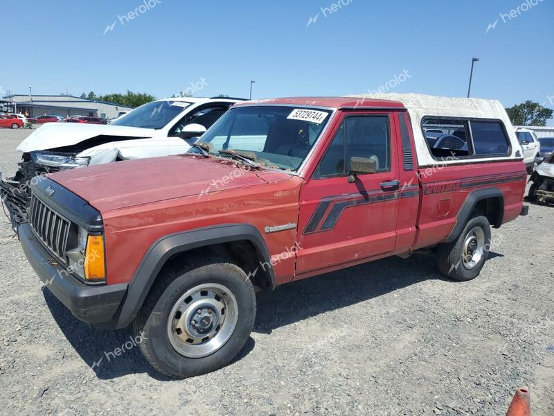 JEEP COMANCHE 1989 red  gas 1J7FT26E8KL560735 photo #1