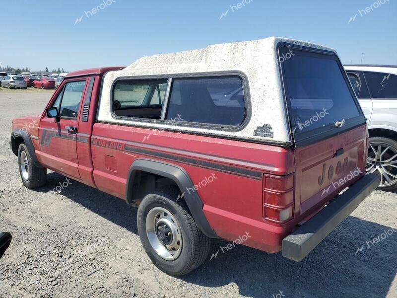 JEEP COMANCHE 1989 red  gas 1J7FT26E8KL560735 photo #3