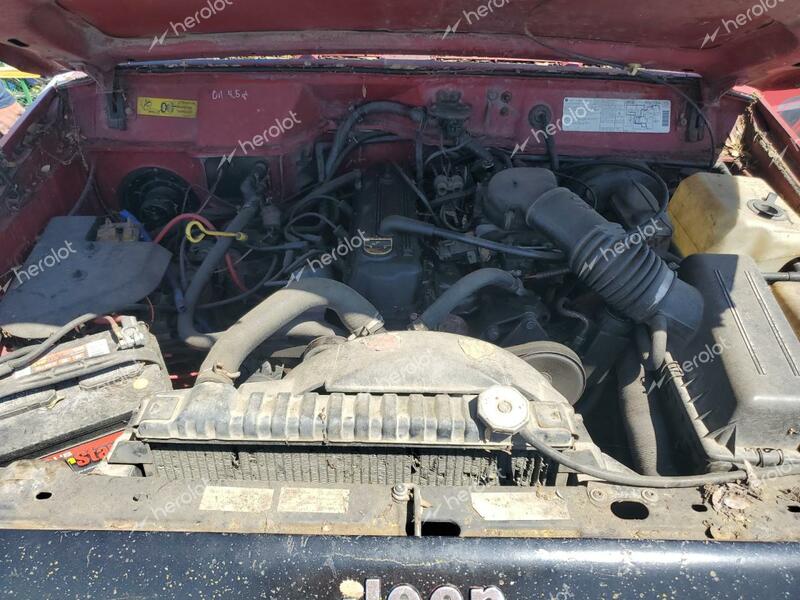 JEEP COMANCHE 1989 red  gas 1J7FT26E8KL560735 photo #4