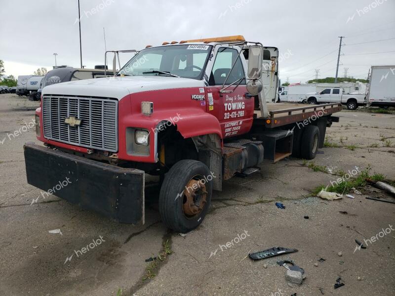 CHEVROLET KODIAK C6H 1996 red chassis diesel 1GBJ6H1J7TJ106750 photo #1