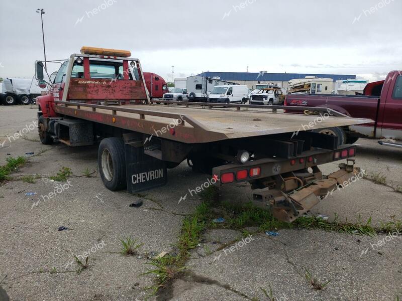 CHEVROLET KODIAK C6H 1996 red chassis diesel 1GBJ6H1J7TJ106750 photo #3