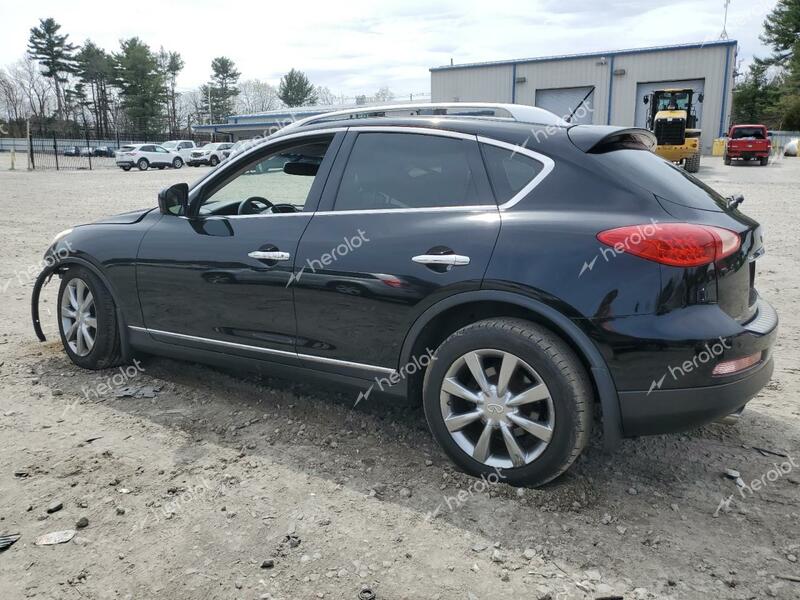 INFINITI EX37 BASE 2013 black station gas JN1BJ0HR4DM480179 photo #3