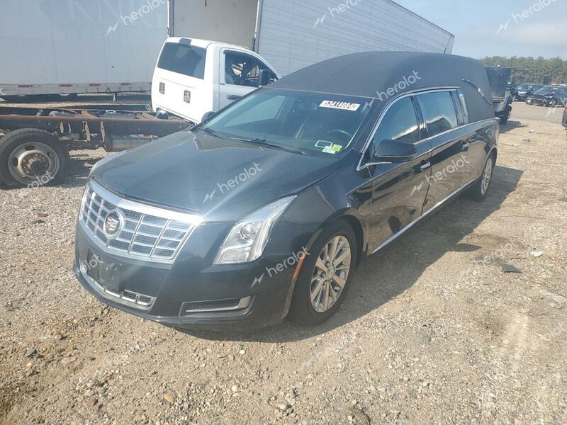 CADILLAC XTS FUNERA 2013 black hearse gas 2GEXG7U37D9500067 photo #1