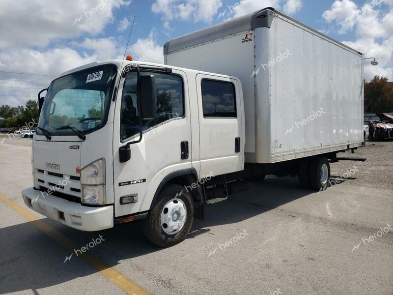 ISUZU NPR 2014 white  gas 54DB4J1B6ES803258 photo #1