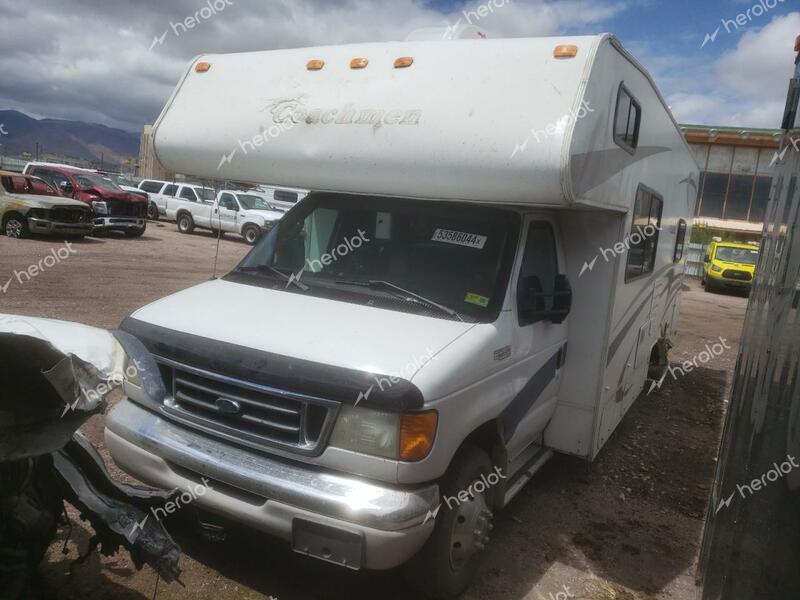 COACH MOTOR HOME 2003 white cutaway gas 1FDXE45S33HB79086 photo #3