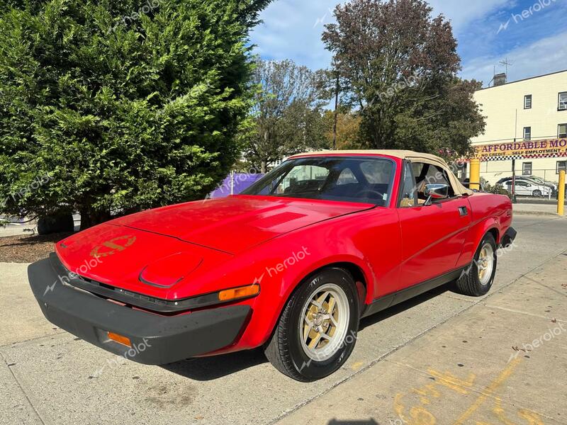 TRIUMPH CAR TR-7 1980 red   TPVDJ8AT201794 photo #1