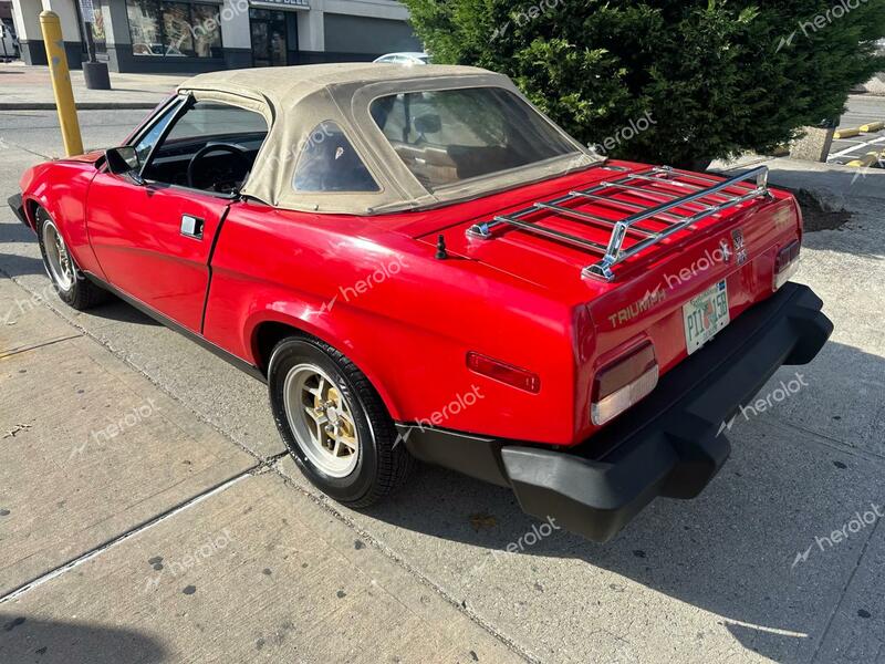 TRIUMPH CAR TR-7 1980 red   TPVDJ8AT201794 photo #4