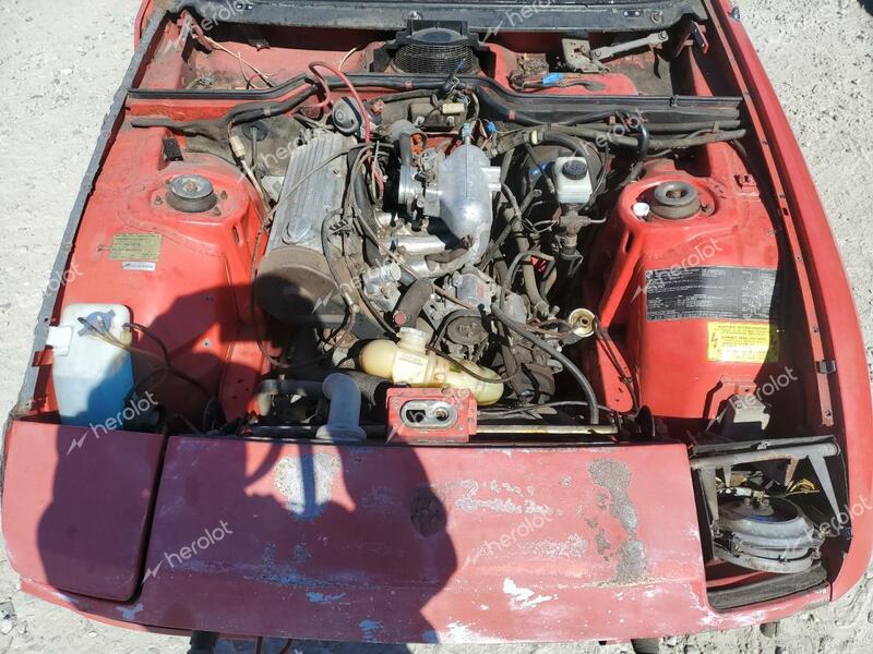 PORSCHE 924 1979 red   9249207442 photo #4