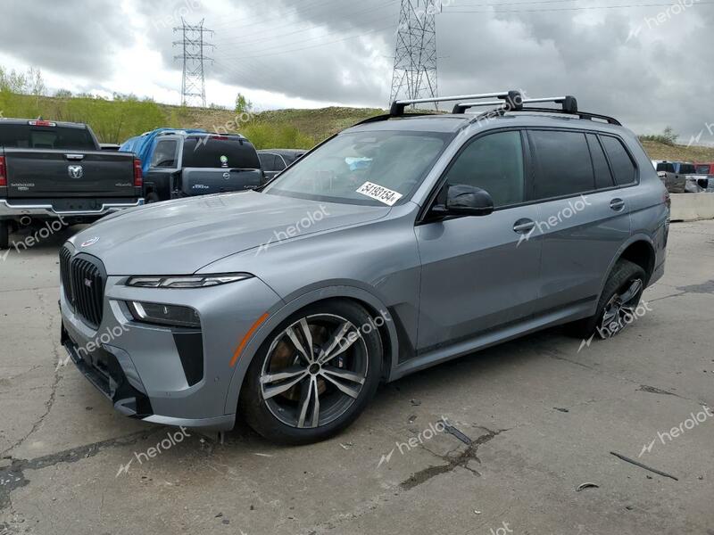 BMW X7 M60I 2023 gray  gas 5UX33EM01P9N59363 photo #1