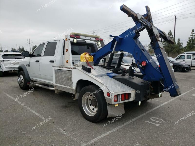 DODGE RAM 4500 S 2012 white crew cha diesel 3C7WDKEL2CG188410 photo #3