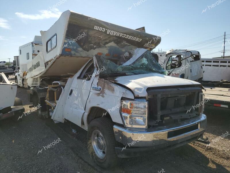 FORD E350 ECONO 2018 white  gas 1FDWE3F68JDC06732 photo #1