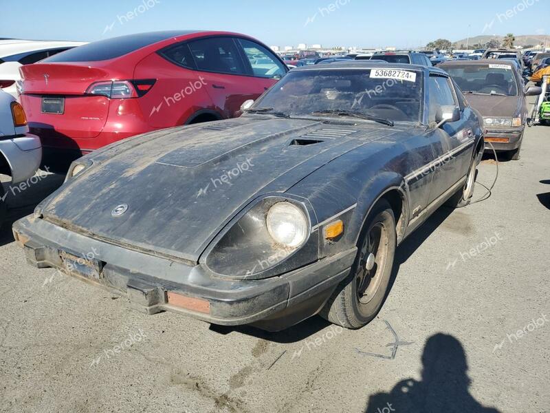 DATSUN 280ZX 1983 black hatchbac gas JN1HZ04S2DX563569 photo #1