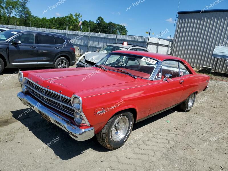 FORD FAIRLANE 1967 red   7K35C227738 photo #1