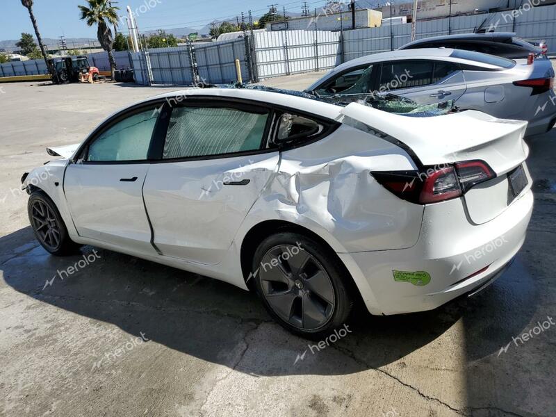 TESLA MODEL 3 2023 white  electric 5YJ3E1EA7PF447359 photo #3