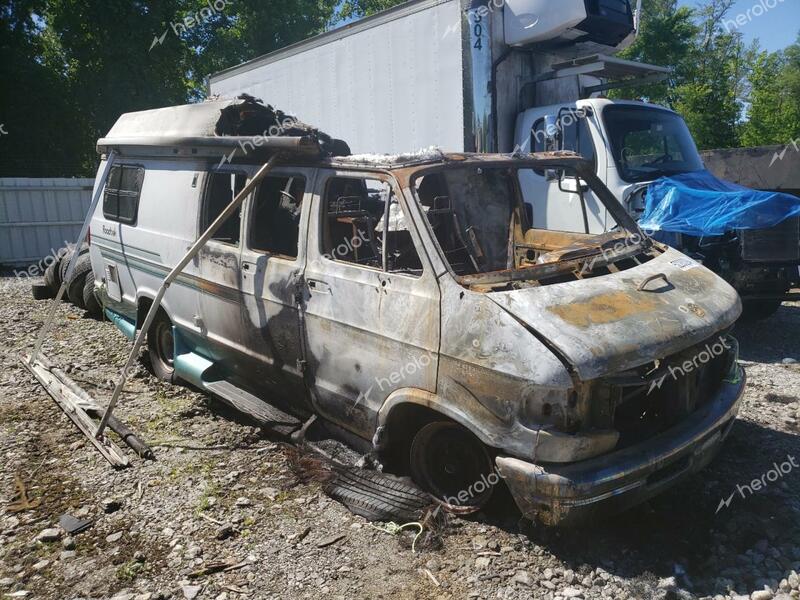 DODGE RAM VAN B3 1997 burn  gas 2B6KB31Y5VK503395 photo #1