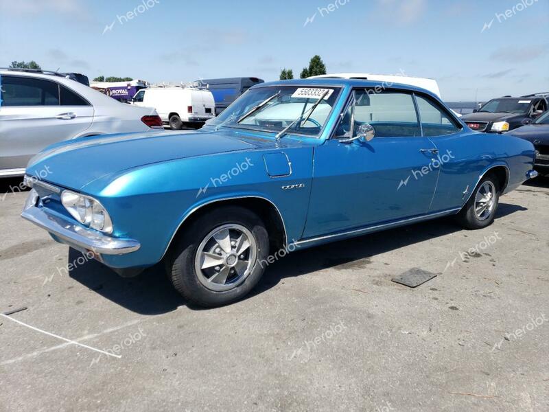 CHEVROLET CORVAIR 1965 blue   107375W241478 photo #1