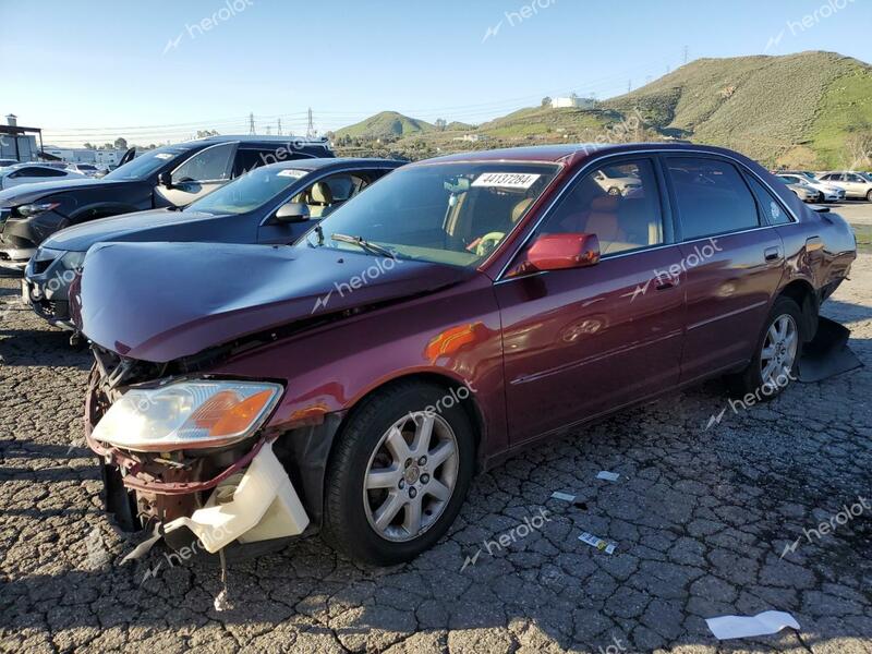 TOYOTA AVALON XL 2001 burgundy sedan 4d gas 4T1BF28B81U182223 photo #1