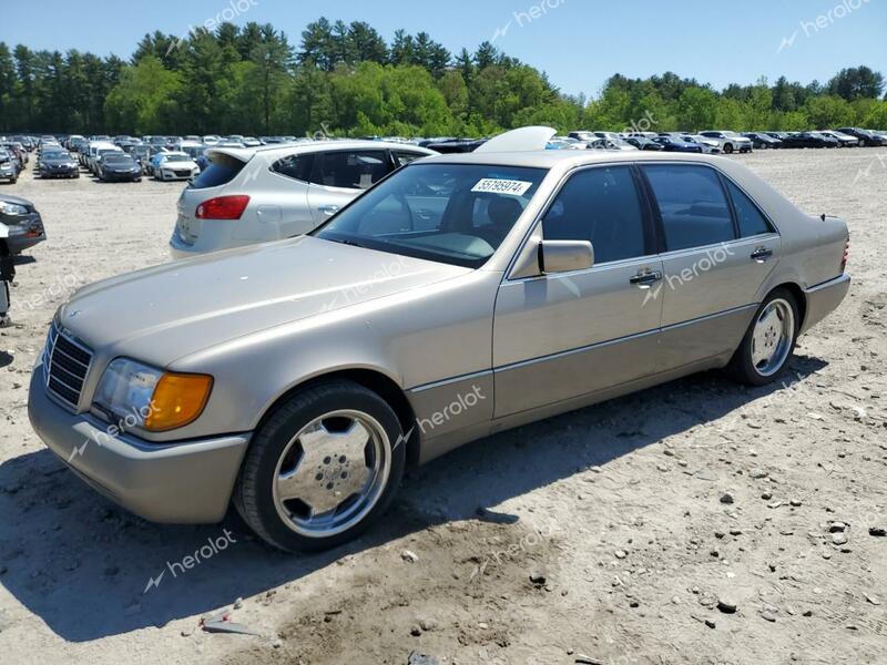 MERCEDES-BENZ 400 SEL 1993 gold sedan 4d gas WDBGA43E4PA107758 photo #1