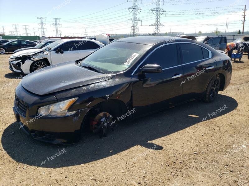 NISSAN MAXIMA S 2014 black  gas 1N4AA5AP1EC460841 photo #1