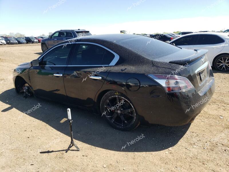 NISSAN MAXIMA S 2014 black  gas 1N4AA5AP1EC460841 photo #3