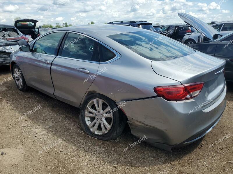 CHRYSLER 200 LIMITE 2015 silver  gas 1C3CCCAB9FN750681 photo #3