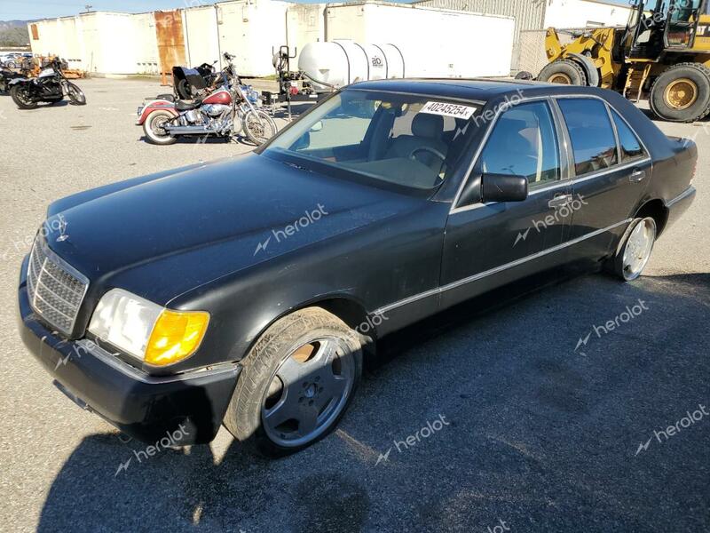 MERCEDES-BENZ 400 SE 1992 black sedan 4d gas WDBGA42E5NA068581 photo #1